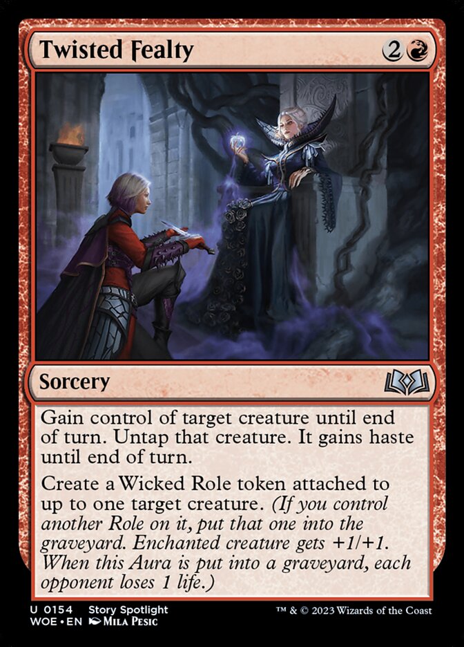 Twisted Fealty - Wilds of Eldraine 154