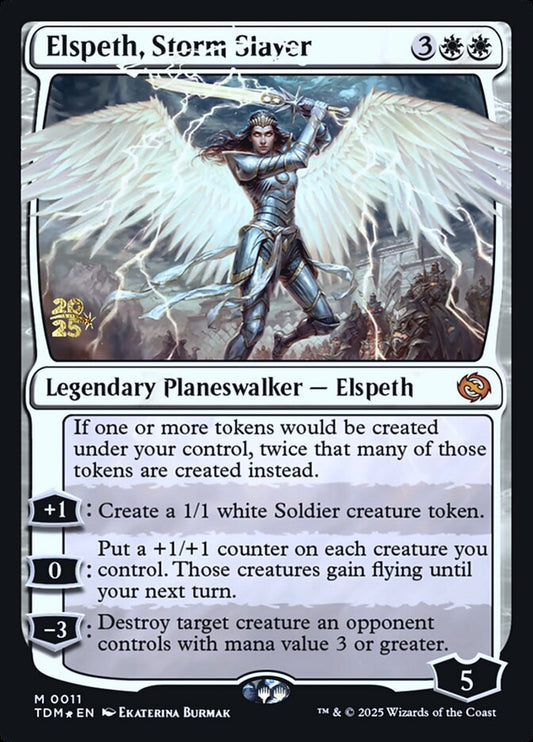 Elspeth, Storm Slayer - Tarkir: Dragonstorm Promos 11s (Foil)