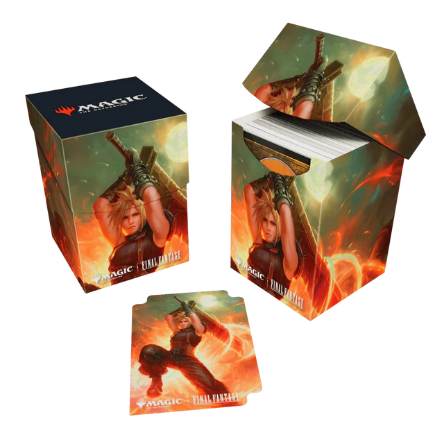 Deckbox: PRO 100+ MTG- Final Fantasy- Cloud, Ex-Soldier