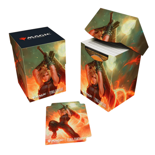 Deckbox: PRO 100+ MTG- Final Fantasy- Cloud, Ex-Soldier