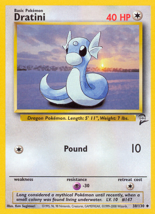 Dratini - Base Set 2 38  - Damaged