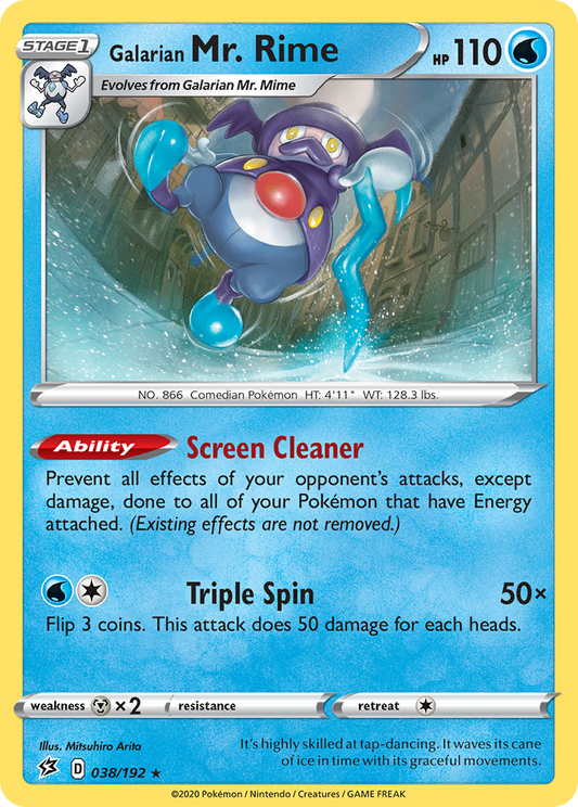 Galarian Mr. Rime - Rebel Clash 038/192