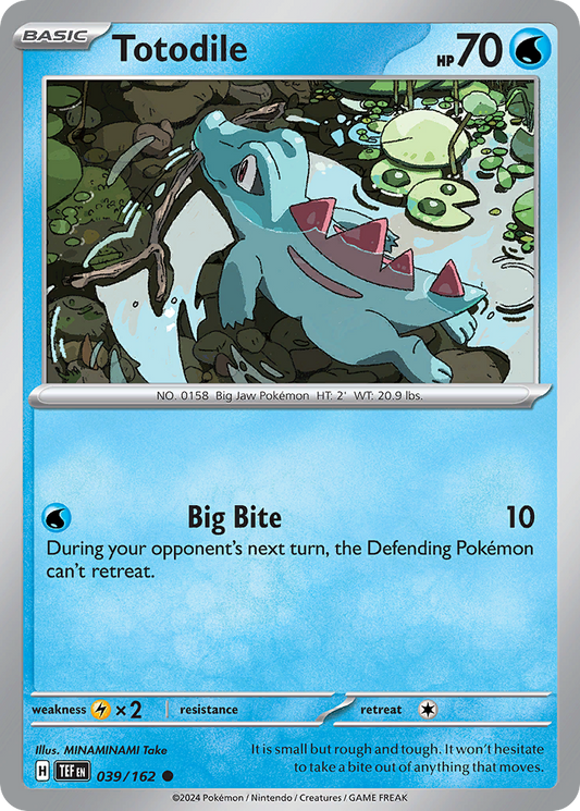 Totodile - Temporal Forces 039/162 - Near Mint