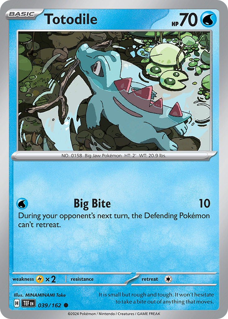 Totodile - Temporal Forces 039/162 - Near Mint