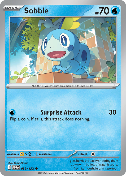 Sobble - Mega Evolution 039/132 (Foil) - Near Mint