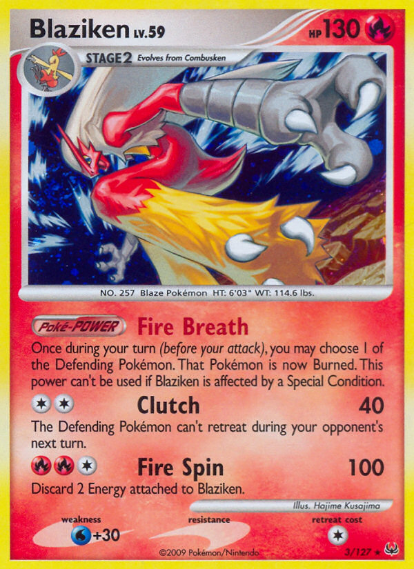 Blaziken - EX Ruby & Sapphire 3 (Foil) - Lightly Played