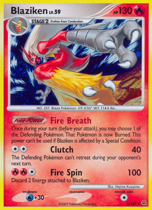 Blaziken - EX Ruby & Sapphire 3 (Foil) - Lightly Played