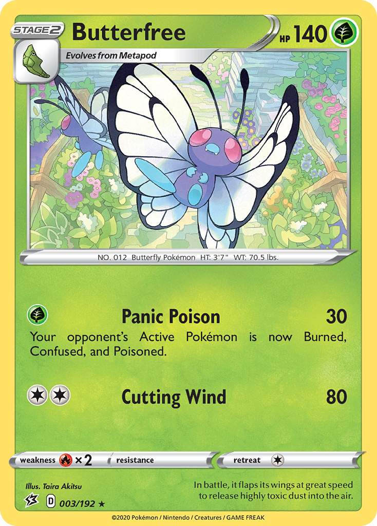 Butterfree - Rebel Clash 003/192 - Near Mint