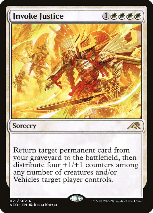 Invoke Justice - NEO 21  (Foil)