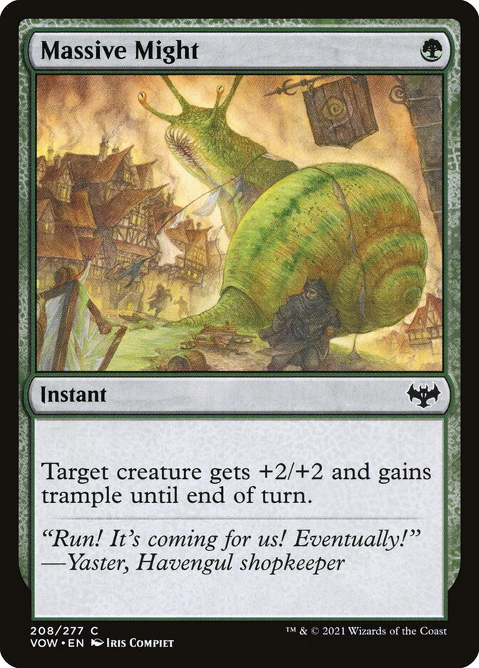Massive Might - Innistrad: Crimson Vow 208