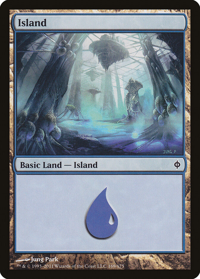 Island - New Phyrexia 169 (Foil)