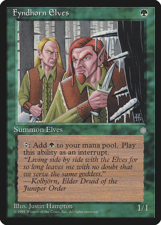 Fyndhorn Elves - Ice Age 244