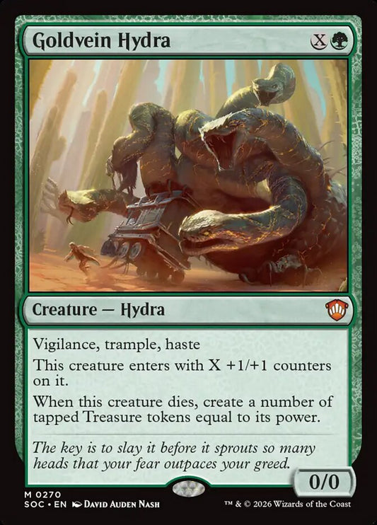 Goldvein Hydra - Secrets of Strixhaven Commander 270