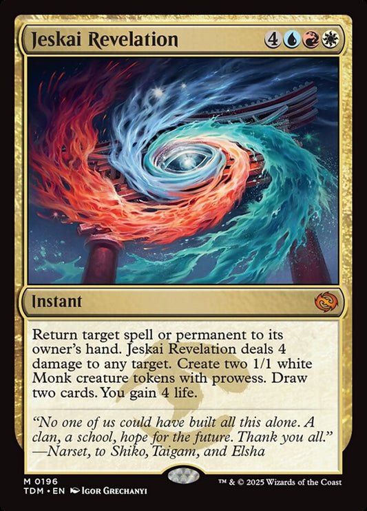 Jeskai Revelation - TDM 196  (Foil)