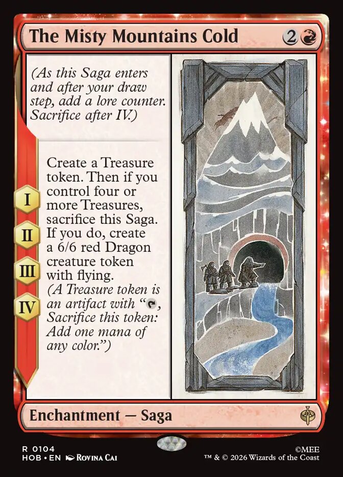 The Misty Mountains Cold - The Hobbit 104 (Foil)