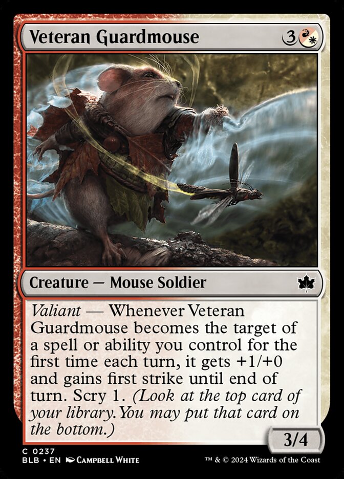 Veteran Guardmouse - Bloomburrow 237 (Foil)