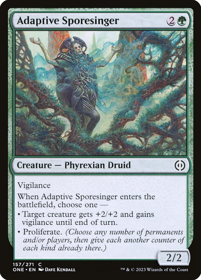 Adaptive Sporesinger - Phyrexia: All Will Be One 157