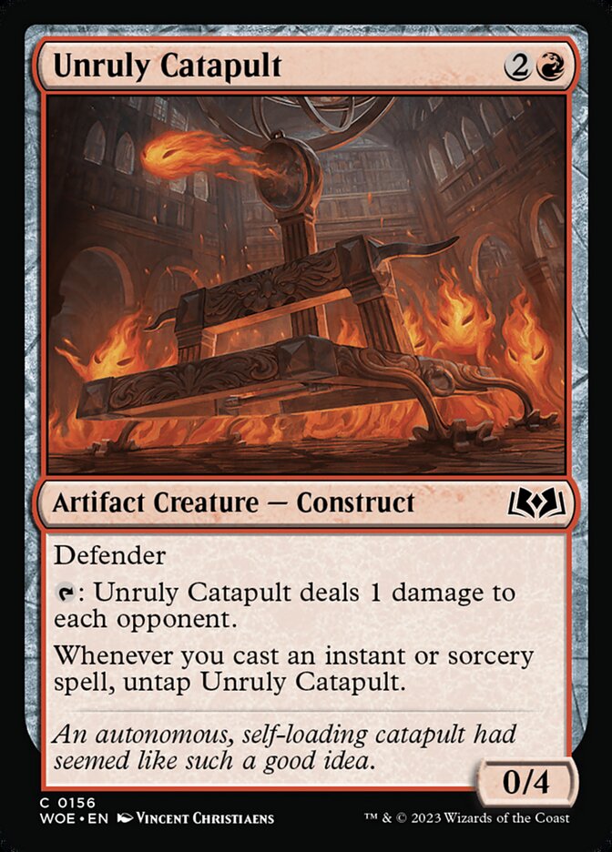 Unruly Catapult - Wilds of Eldraine 156