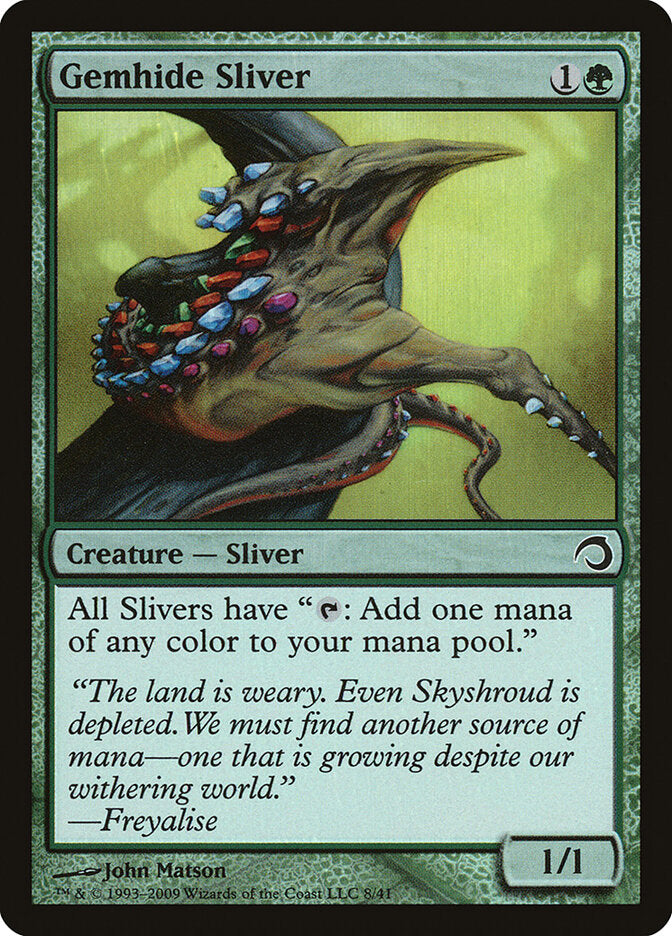 Gemhide Sliver - Premium Deck Series: Slivers 8 (Foil)