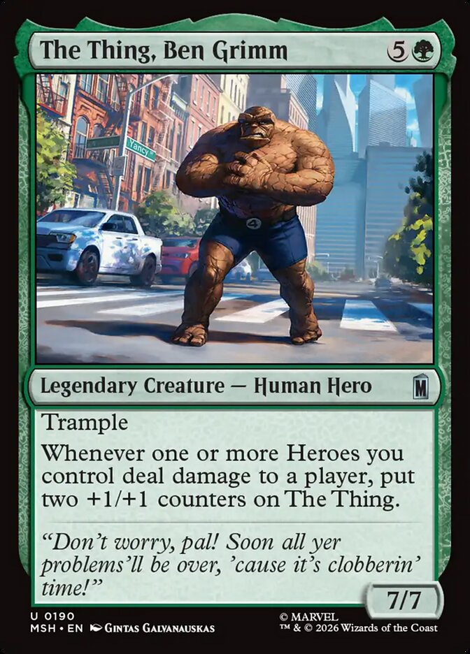 The Thing, Ben Grimm - Marvel Super Heroes 190