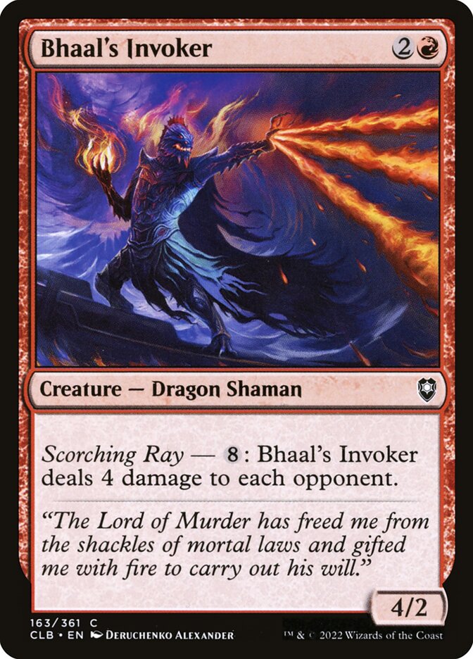 Bhaal's Invoker - Commander Legends: Battle for Baldur's Gate 163