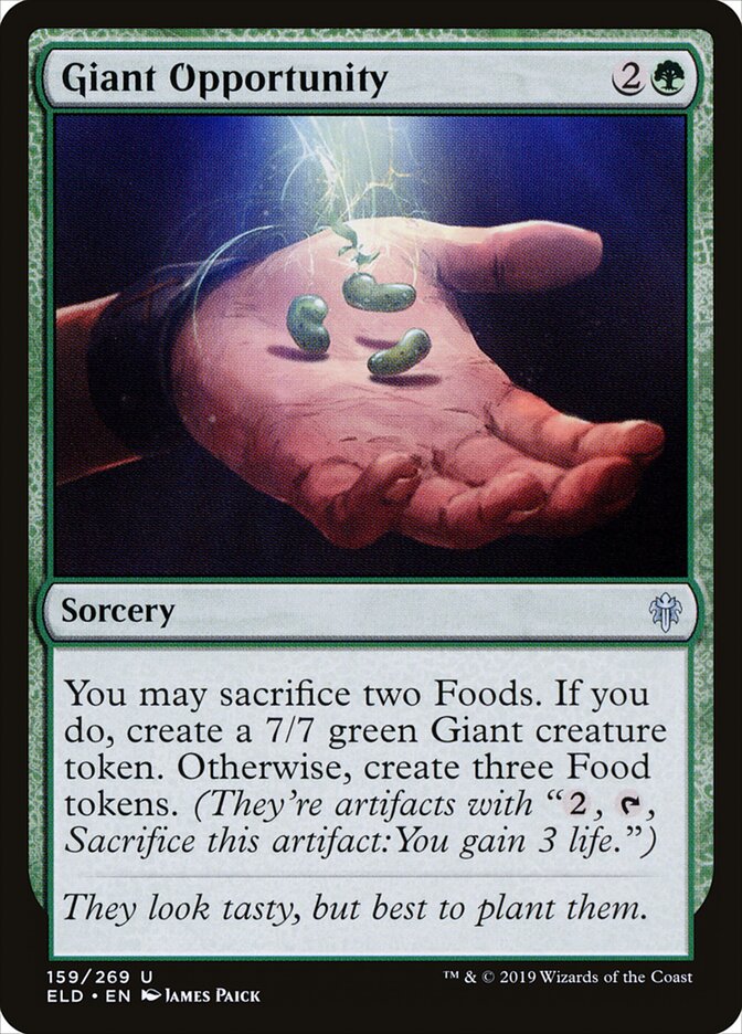 Giant Opportunity - Throne of Eldraine 159 (Foil)