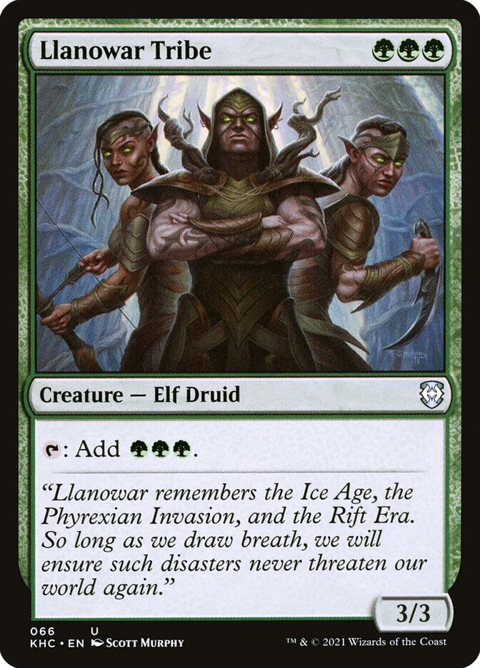 Llanowar Tribe - KHC 66