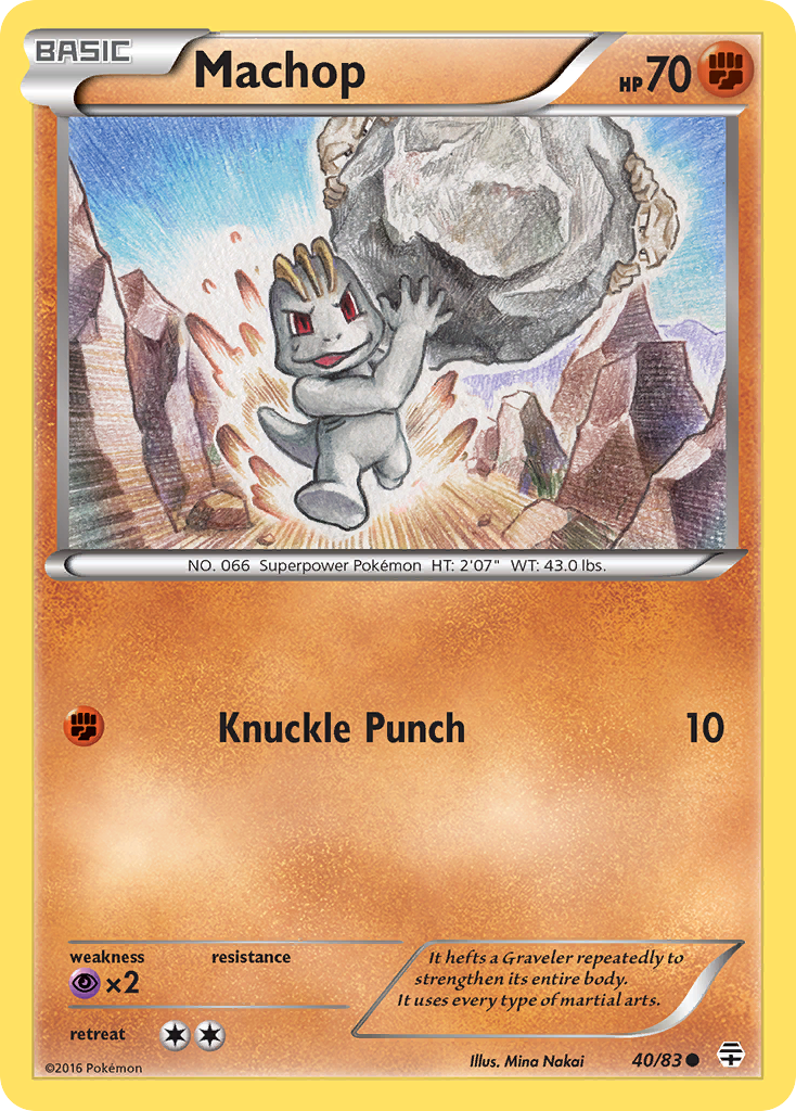 Machop - Generations 40 - Near Mint