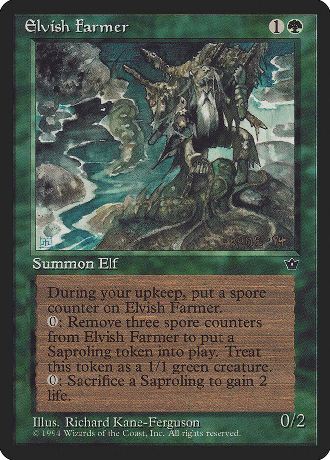 Elvish Farmer - Fallen Empires 66