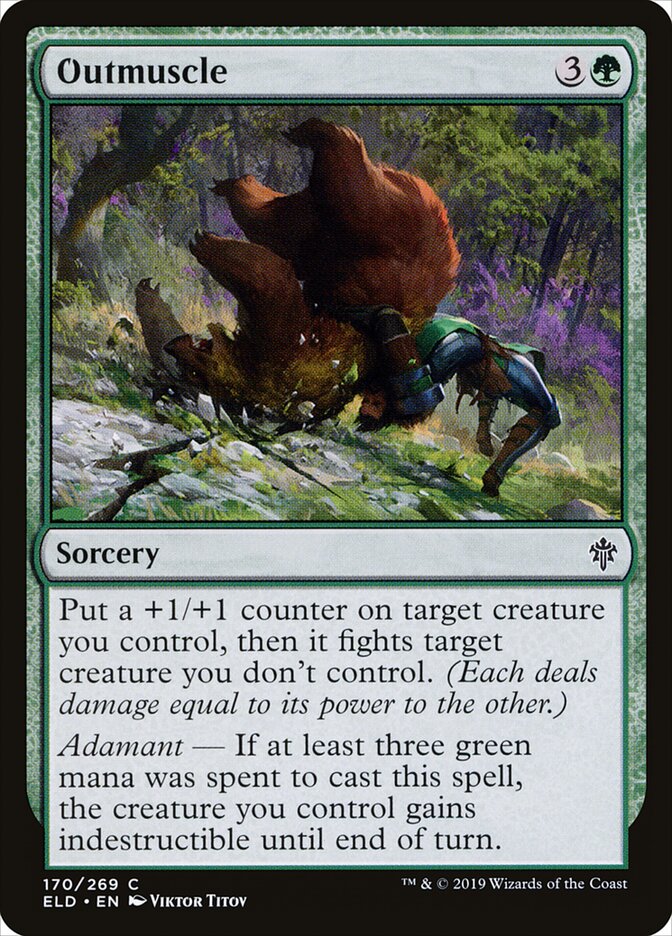 Outmuscle - Throne of Eldraine 170 (Foil)