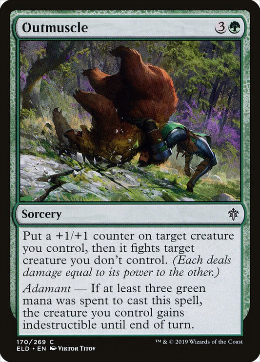 Outmuscle - Throne of Eldraine 170 (Foil)