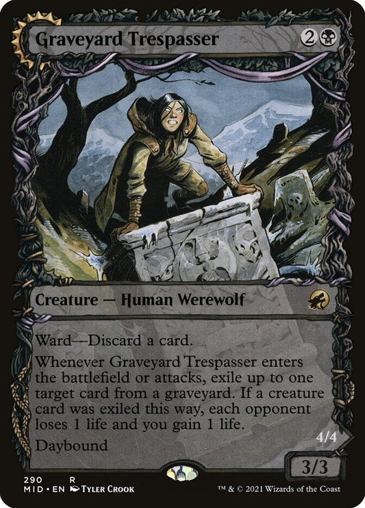 Graveyard Trespasser // Graveyard Glutton - MID 290