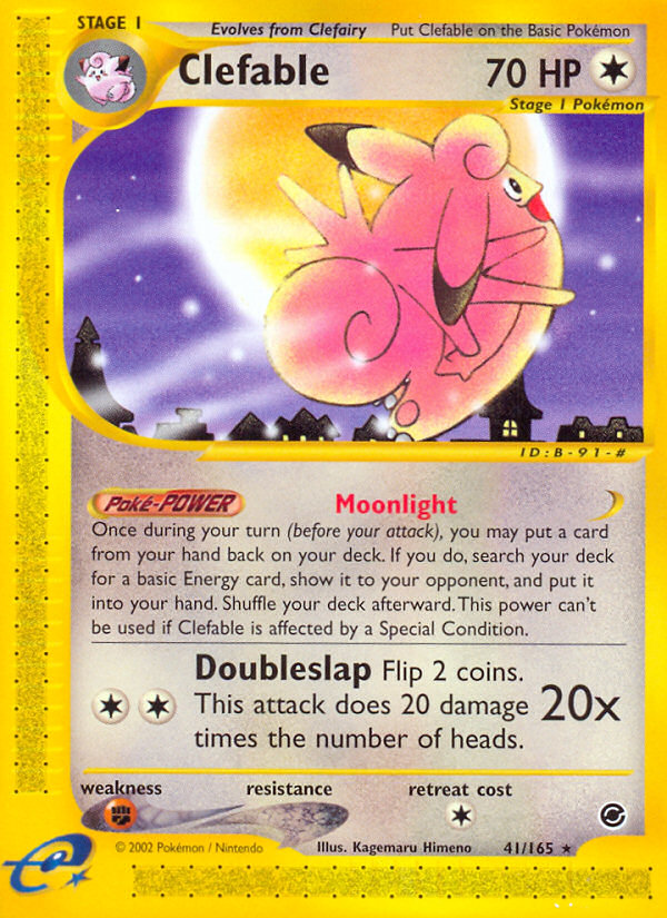 Clefable (41) - Expedition 41  (Foil) - Near Mint
