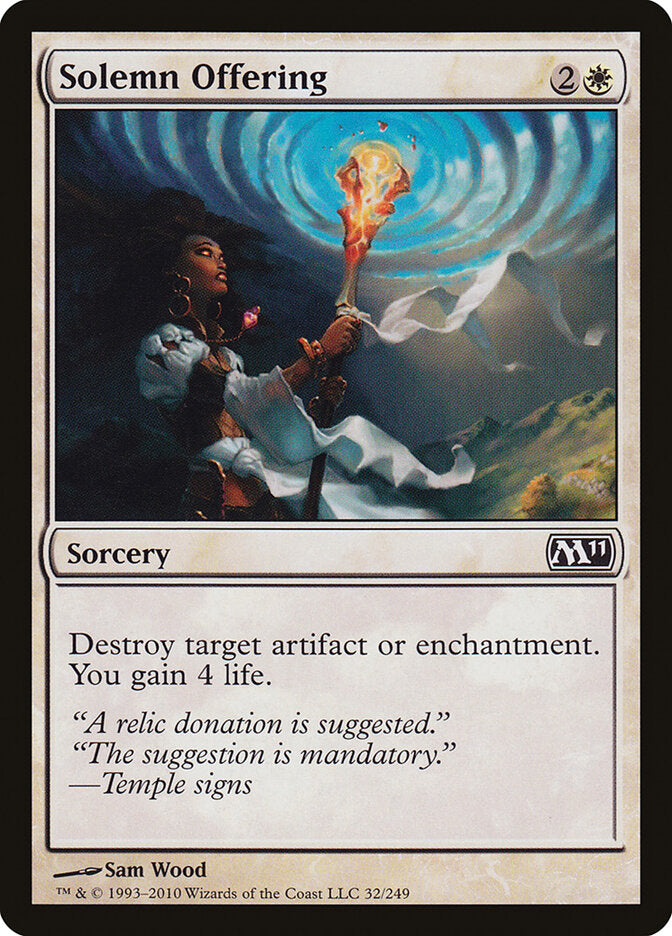 Solemn Offering - Magic 2011 32 (Foil)