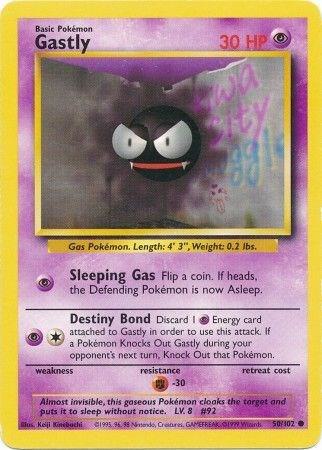 Gastly - Base Set (Unlimited) 50 - Near Mint