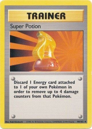Super Potion - Base Set (Unlimited) 90 - Moderately Played