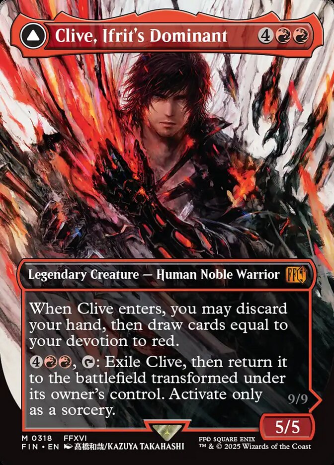 Clive, Ifrit's Dominant // Ifrit, Warden of Inferno - FIN 318