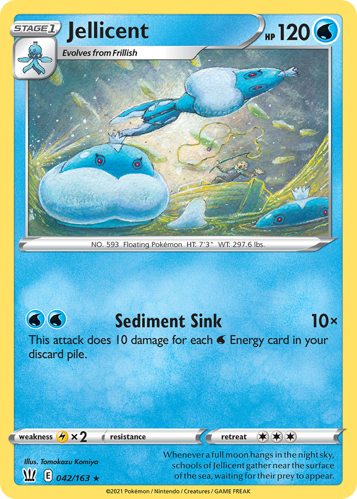 Jellicent - Battle Styles 042/163 - Near Mint