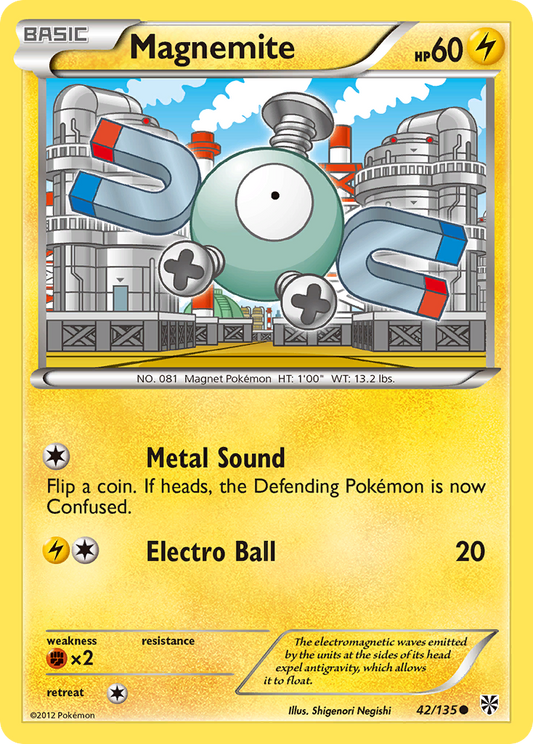 Magnemite - Plasma Storm 42  - Near Mint
