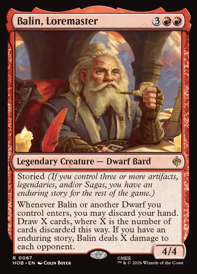 Balin, Loremaster - The Hobbit 87