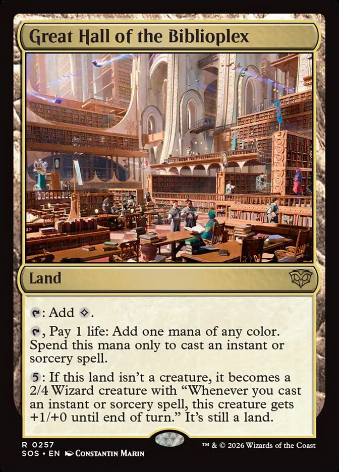 Great Hall of the Biblioplex - Secrets of Strixhaven 257