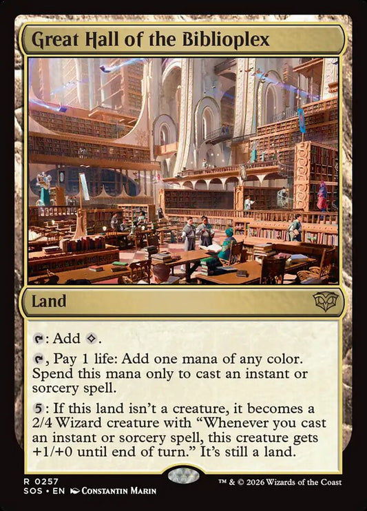 Great Hall of the Biblioplex - Secrets of Strixhaven 257