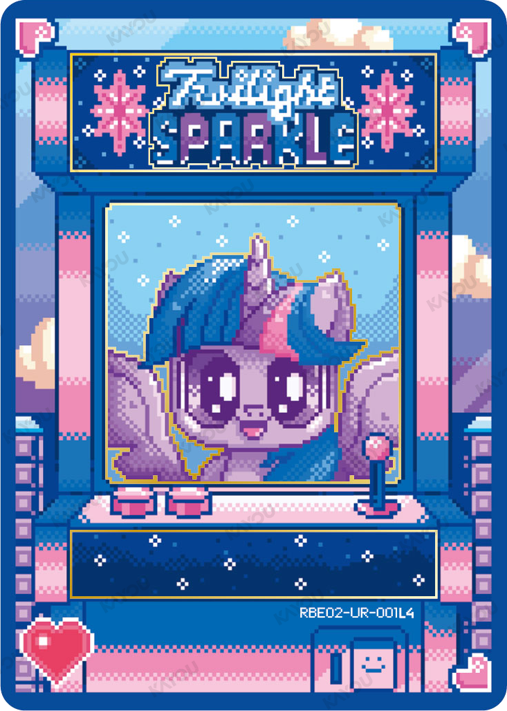 Twilight Sparkle RBE02-UR-001L4 Fun Moments Series 3 trading card