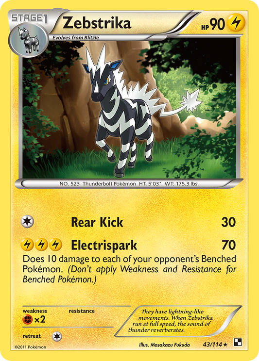 Zebstrika (43) - Black and White 43  - Near Mint