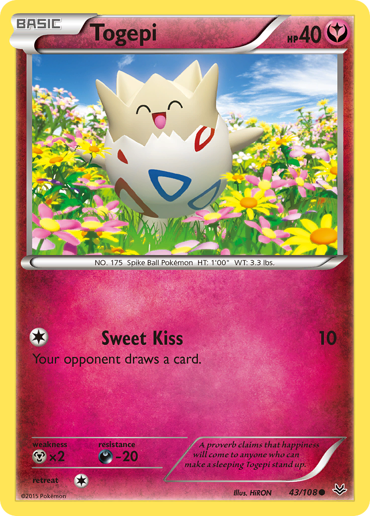 Togepi - Roaring Skies 43 (Foil) - Near Mint