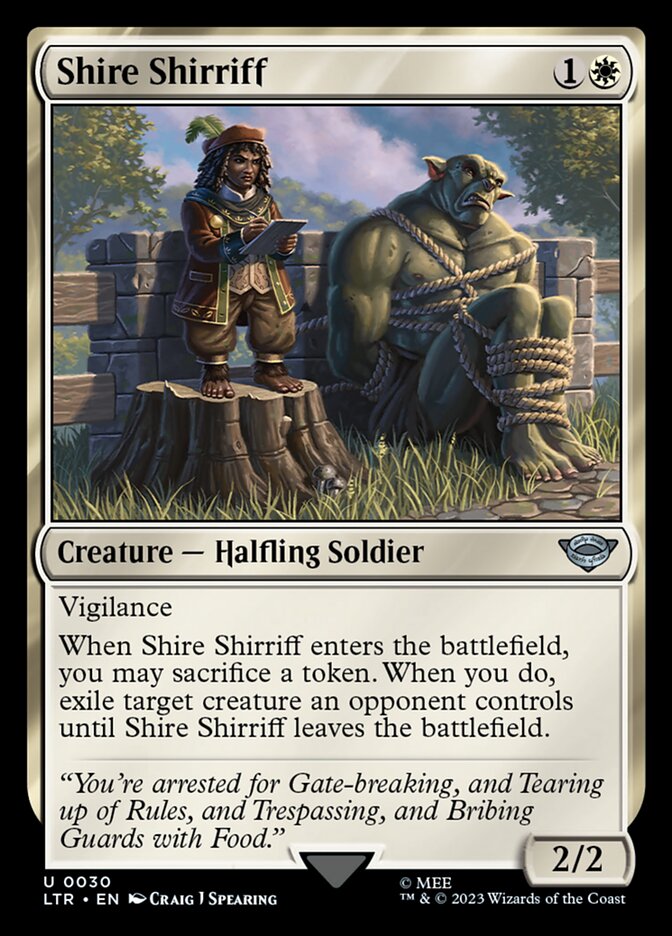 Shire Shirriff - Universes Beyond: The Lord of the Rings: Tales of Middle-earth 30