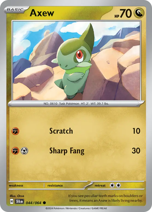 Axew - Shrouded Fable 044/064 (Foil) - Near Mint