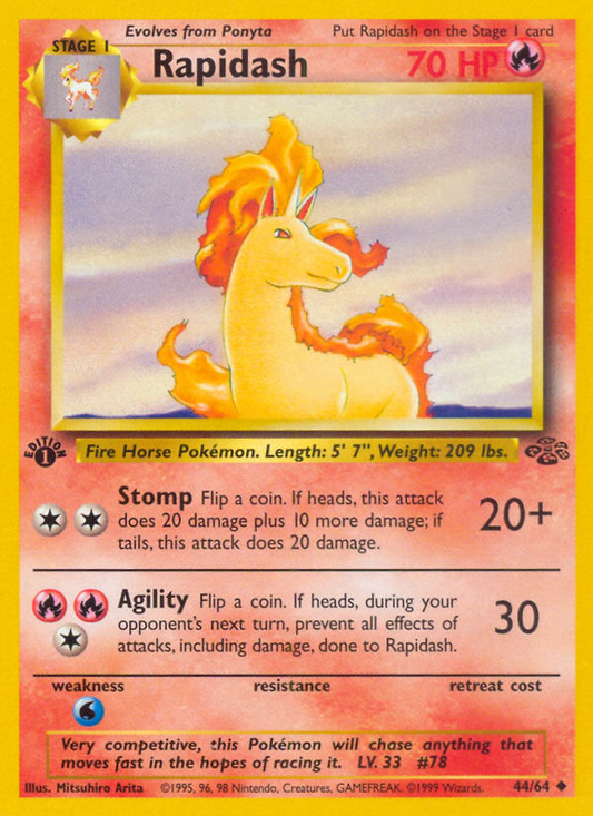Rapidash - Jungle 44 - Moderately Played