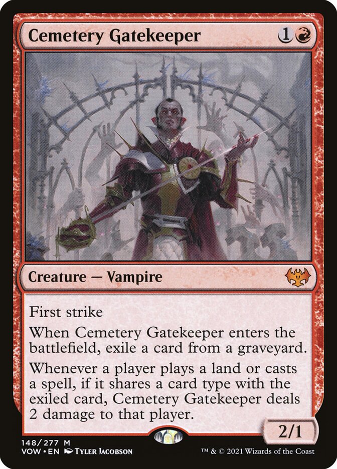 Cemetery Gatekeeper - VOW 148