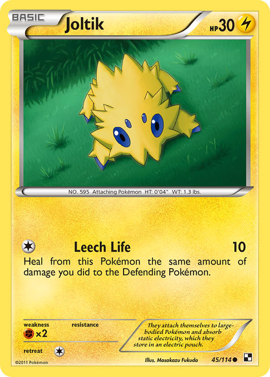 Joltik (45) - Black and White 45  - Near Mint